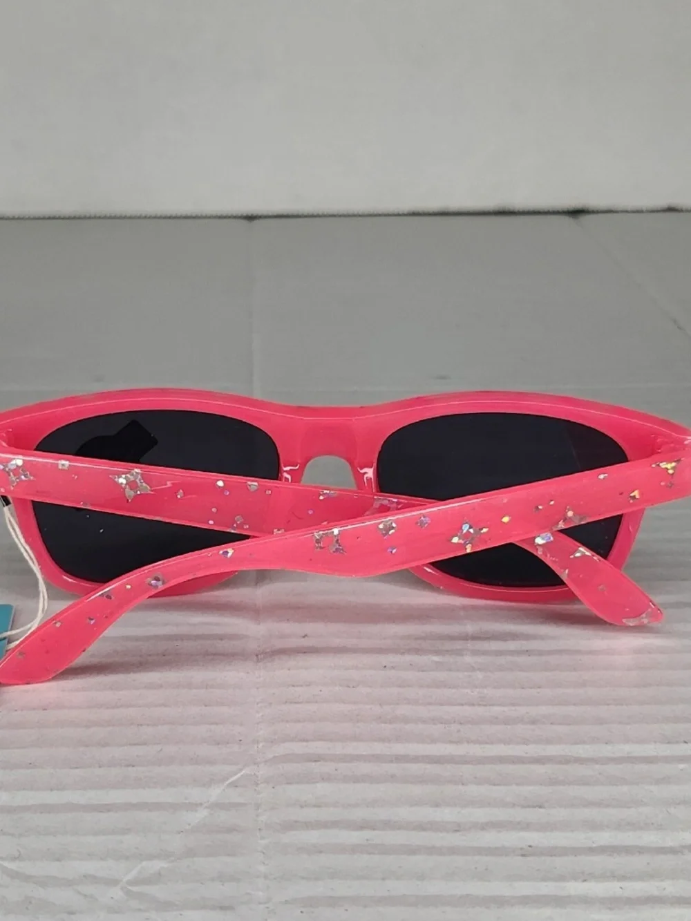 New Kidz Piranha 62062 Sugar Bubblegum Pink Stars Sparkle Sunglasses UVA UVB